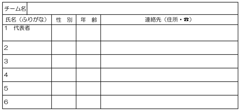 申込フォーム